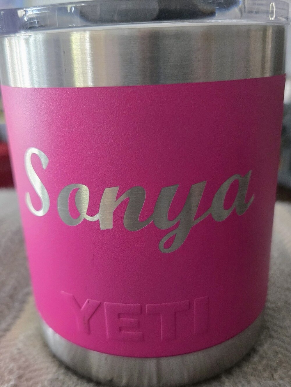 Customized Yeti Rambler With 'Sonya'
